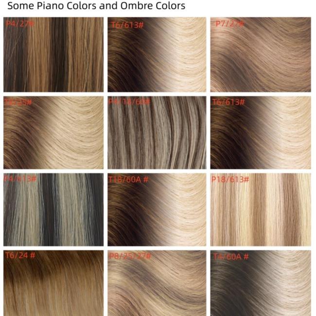 Full Cuticle Aligned Mini Tape Hair Extensions Double Drawn 613 Blonde 1*1 Size Small Tape
