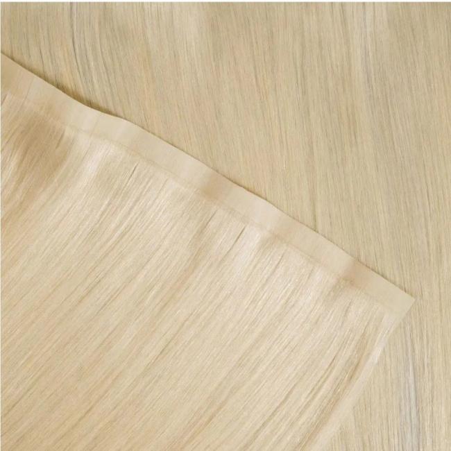 Double Drawn PU Skin Weft Seamless Hair Luxury Virgin Brazilian Human Hair