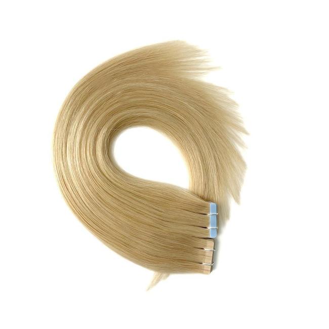 Popular 20 Inch Double Drawn Raw Tape Hair Extensions