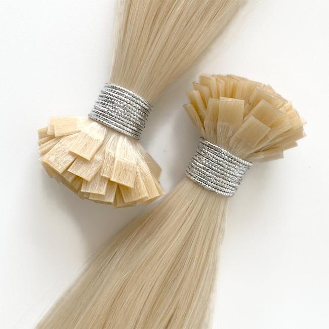 Flat Tip Tone 60 Color Vietnamese Tip Hair Double Drawn Human Hair Extensions