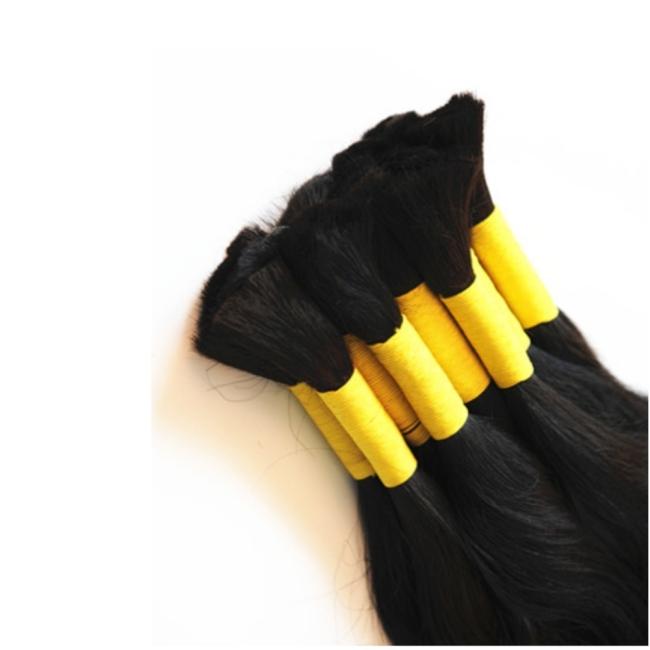 Hot Trending Light Color Bulk Hair Extensions Bulk Human Hair 100% Virgin Remy Raw Vietnamese Hair Bulk