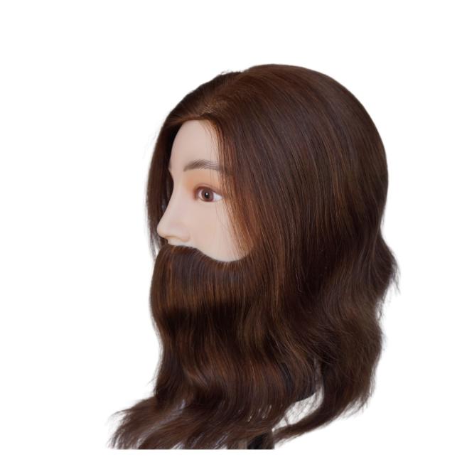 Real Natural Human Hair Training Mannequin 100% Human Hair Training Head