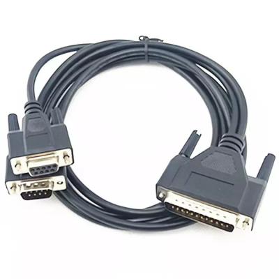 China DB9M To DB25M Computer Printer Cable DB25 Male To DB9 Female Extension Cable OEM ODM for sale