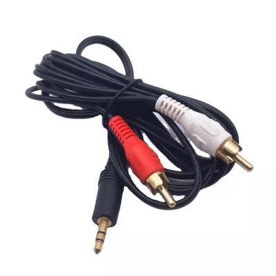 China Copper RCA To 3.5 MM Jack Audio Video Cables For TV DVD RCA for sale