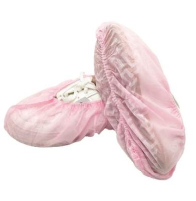 China MOQ 1pcs Competitive price pp+cpe shoe cover with best quality Coated shoe cover for sale