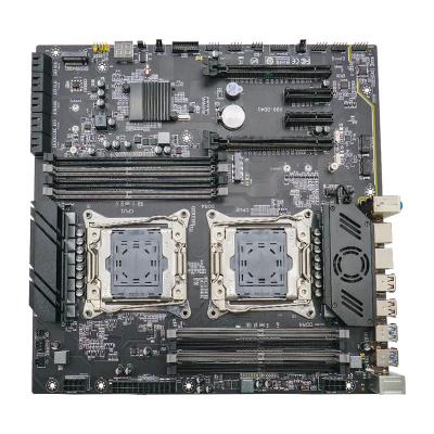 China High Performance X99 Dual CPU/Socket Motherboard Xeon E5 LGA2011-3 Dual Channel DDR4 Max 256G For Server Motherboard for sale