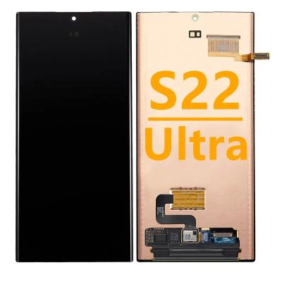 Китай Экранный дисплей LCD мобильного телефона собрания OLED для галактики S22 ультра LCD SMG продается