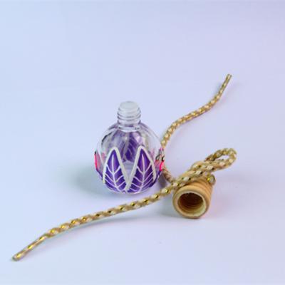 Wholesale 15ml spherosome half polymer clay Bag&Car Pendant Perfume essence oil bottle