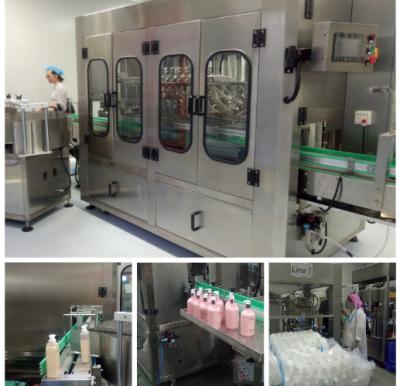 China 1.5KW Automatic Volumetric Liquid Filling Machine  500~1000 Ml Capacity for sale