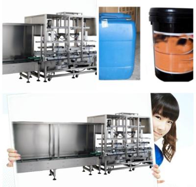 China Precisão de enchimento de peso automática da elevação líquida da máquina de embalagem da garrafa à venda