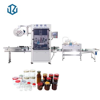China Automatic Heating Bottle Shrink Sleeve Labeling Machine With Steam Tunnel for sale