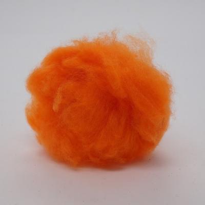 China Colorful 20D Polyester Synthetic Fiber PET Staple Fiber Abrasion Resistant for sale