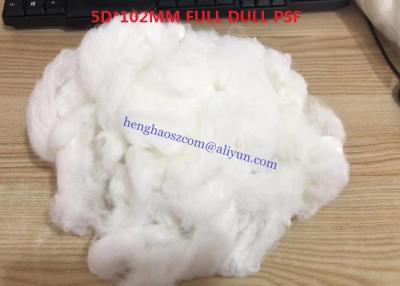 China 5D x 102mm Recycled Polyester Staple Fibre For Wool Spinning for sale