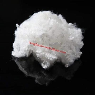China 7Dx64mm Hollow Conjugated Siliconized Polyester Fiber For Filling Beddings And Furniture for sale
