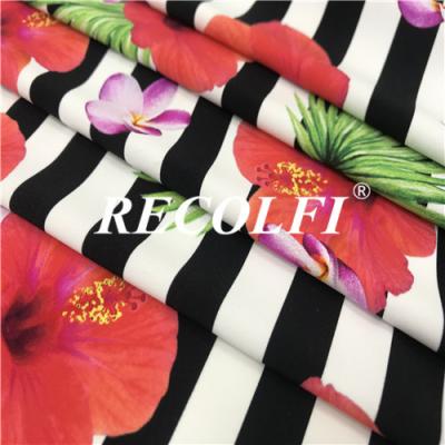 China Free Cuttable Stretchy Ribbed Swimwear Fabric for High Waisted Bikini UK for sale