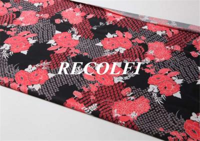 China Las corrientes de nylon de Repreve diseñan el elástico de la suave al tacto de la tela del punto de Lycra de 4 maneras en venta