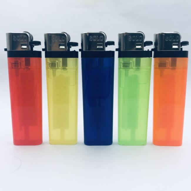 Wholesale Cheap Gas Plastic Encendedor Custom Cigarette Disposable Transparent Lighter