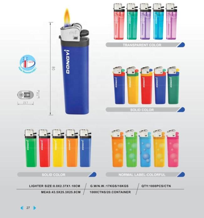 Wholesale Disposable Cheap Gas Plastic Encendedor Custom Cigarette Disposable Flint Stone Lighter