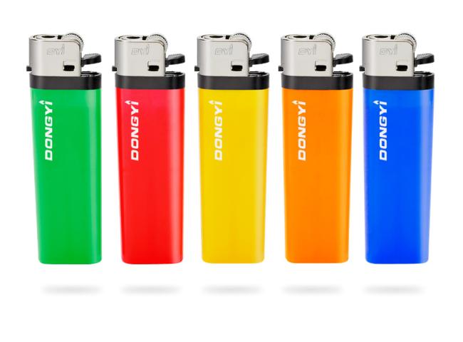 Hot Sale Comfortable Hand Felling Disposable or Refillable Flint Plastic Lighter 77mm 80mm Cigarette Smoking Stone Flint Lighter in Cheapest Price