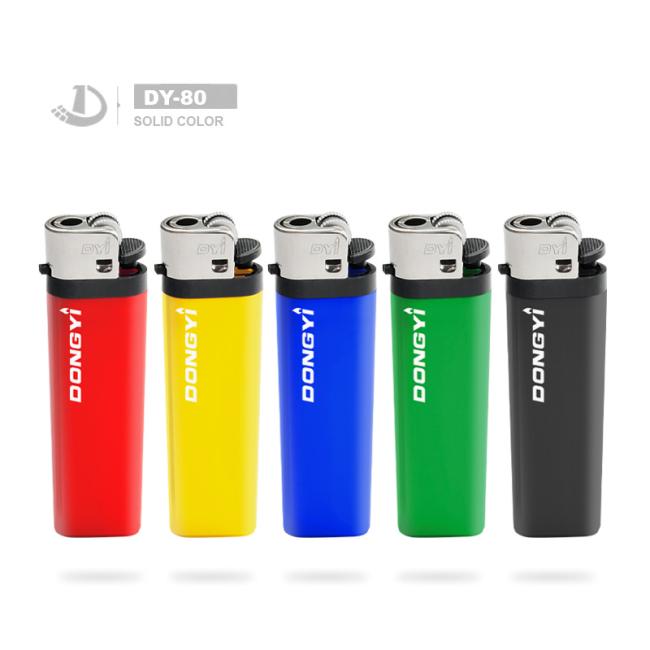 2023 Manufacturer Wholesale Cigarette Lighter Disposable Plastic Flint Gas Lighte