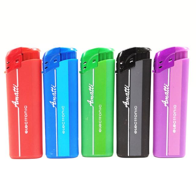 Dongyi Hot Sale High Quality Popular Plastic Flint Wheel Gas Cigarette Lighter with Length 80mm