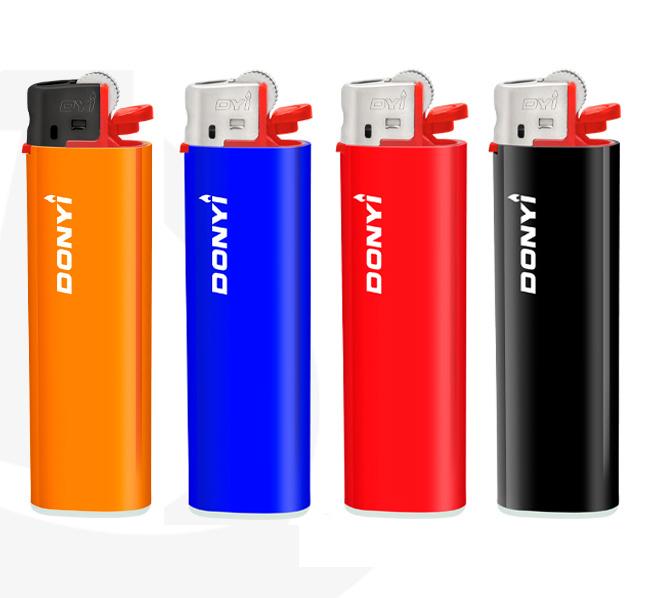 Hot New Products Plastic Disposable Refillable Slim Flint Lighter