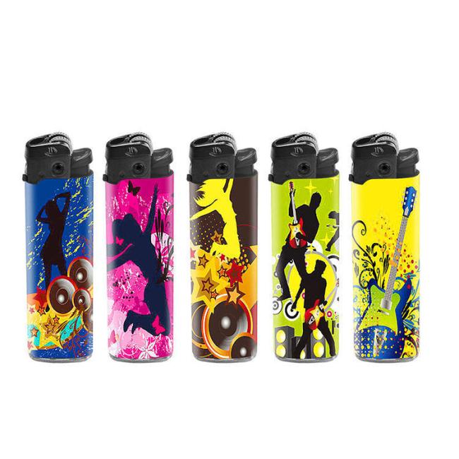 Customized Color Original Disposable Gear Pulley Lighter