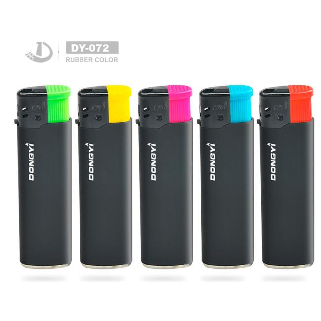 Factory Discount Price Transparent Color Lighter Electric Cigarette Disposable Plastic Gas Lighter