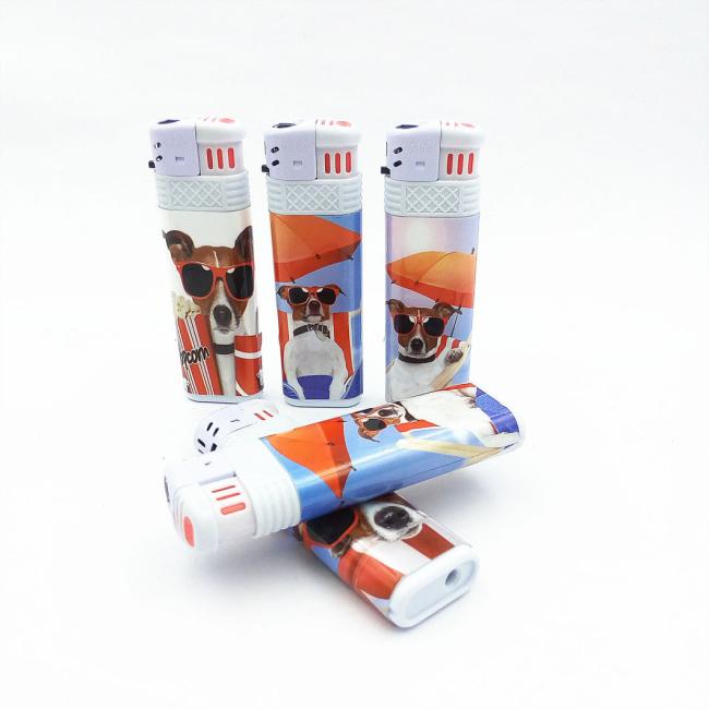 Dy-F016hot Selling Windproof Good Price Smoking Electric Lighter