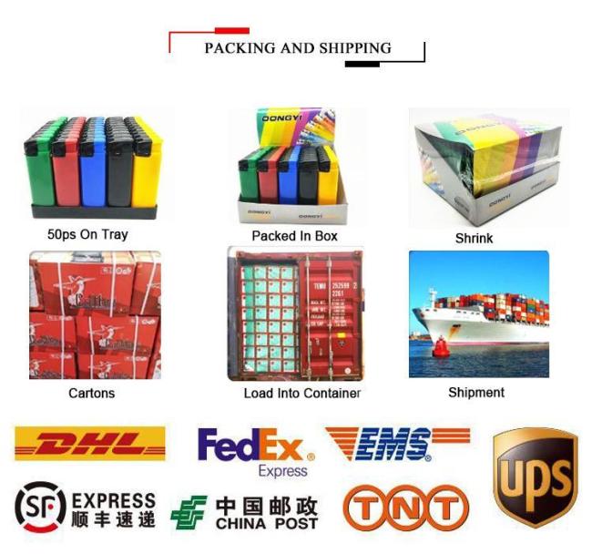 Hot Sale Cr Electronic Plastic Lighter to Europe Market Butane Gas Lighter for Cigarette Refillable Gas Lighter