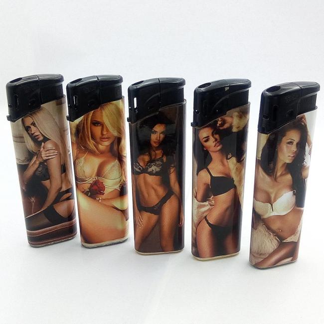 Plastic Electric Gas Lighter Diaposable Rechargeable Lighter