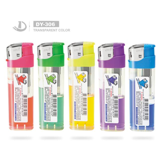 Premium Solid Color Shaodong Longfeng Plastic Gas Electronic Lighter
