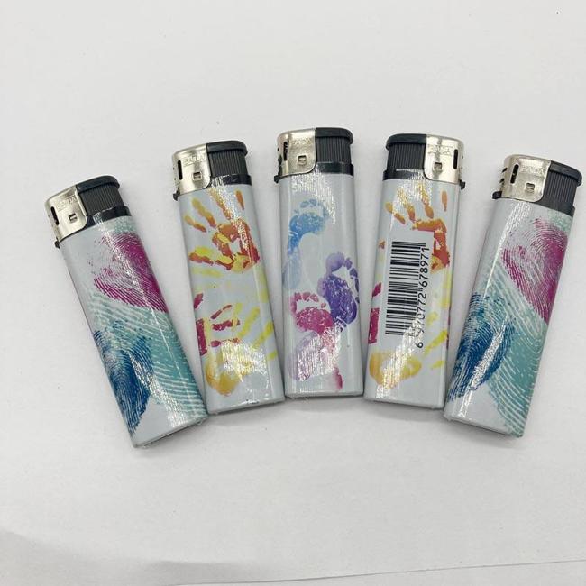 Factory Wholesale Price Electronic Disposable Gas Lighter with Five Colors