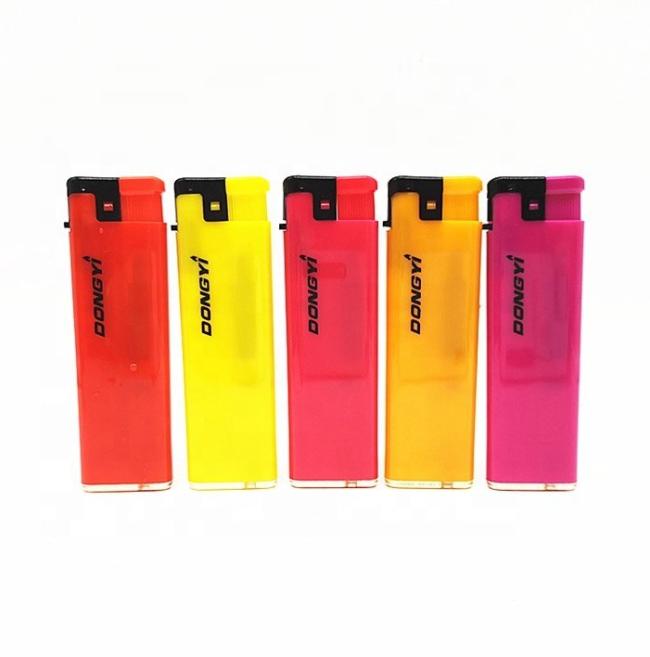 Supplier Latest Plastic Gas Greatest Flame Windproof Lighter Cigarette Lighter