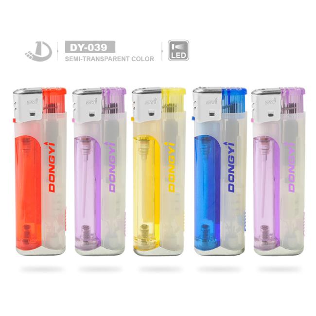Hot Sale Competitive Price Colorful Cigarette Electronic LED Lighter Customer Logo Lighter
