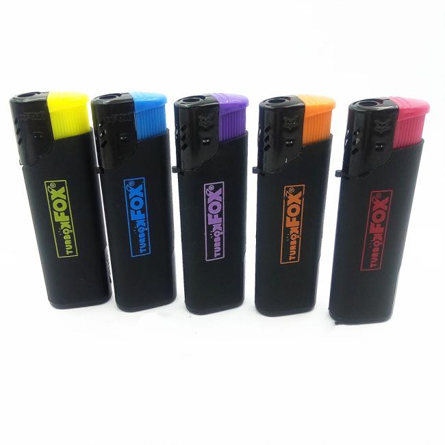 China Hunan Dongyi High Quality Electric Windproof Butane Gas Lighter Dy-F002