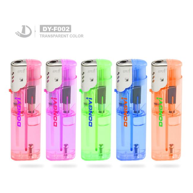 2022dongyi Hot Sale High Quality Good Price Colorful Plastic Windproof Cigarette Lighter EUR Standard Cigarette Lighter with ISO9994