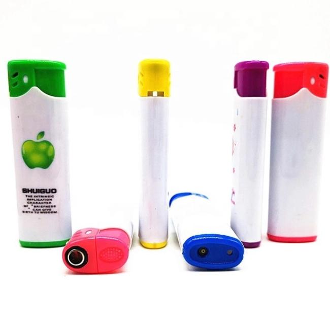 Wholesale Price Multi Colored Refillable Windproof Plastic Lighter