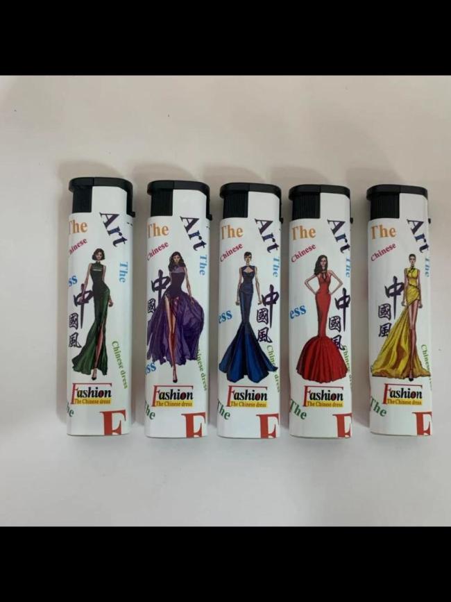 Windproof Gas Lighter Creative Poker Windproof Lighter Redflame Lighter