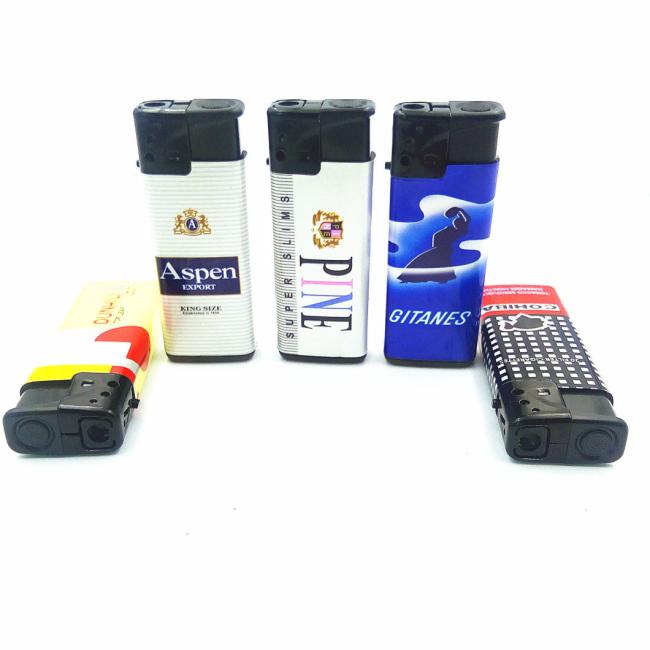 High Quality Hot Sale Popular Windproof Electric Lighter with EUR Standard 6.8*2.58*1.3 Dy-F007