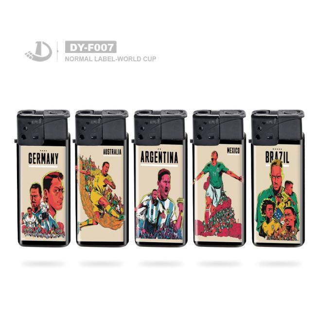Novelty Style Customized Tiger Label Fashionable Cigarette Lighter for European and American