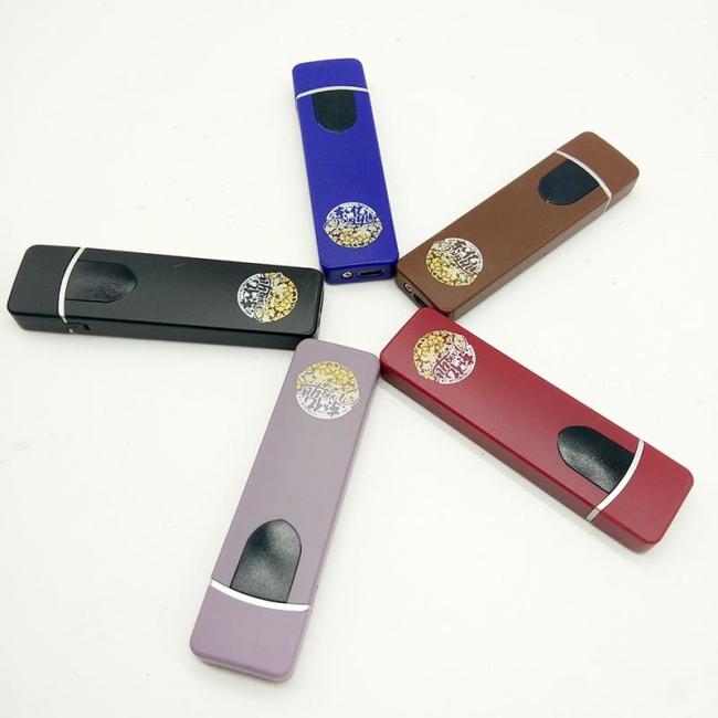 Donyi Wholesale Electric USB Lighter Encendedor Fingerprint Touch Screen Rechargeable Electronic Cigarette Lighter Custom Logo
