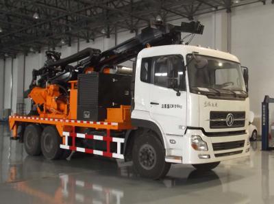 China 20T Load 266HP Truck Mounted Well Drilling Machine for sale