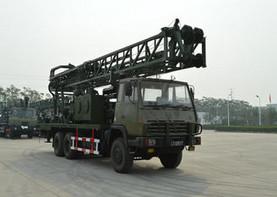 China 30kw Hydraulic 450m Depth Truck Mounted Borehole Drilling Rig for sale