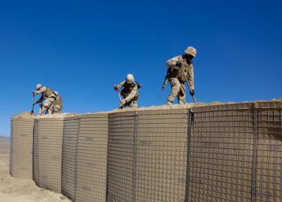 Chine Rempli de sable militaire de bastions de paniers du mil 1 4.0mm Hesco à vendre
