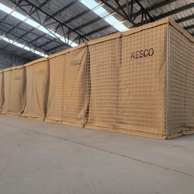 China Sand Filled Gabion Hesco Blast Wall Containment Military Barrier Blast Wall for sale