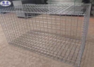 China Hot Dipped Welded Gabion Box , Stone Filled Wire Mesh Wall Long Time Use for sale