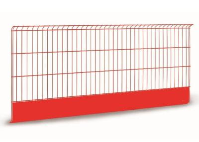 China Q235 Steel Mesh Edge Protection Fencing With Toeboard For Building for sale