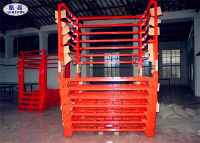 China Truck Tyre Storage Rack Pallet Heavy Duty Metal Steel Fixed / Removable for sale