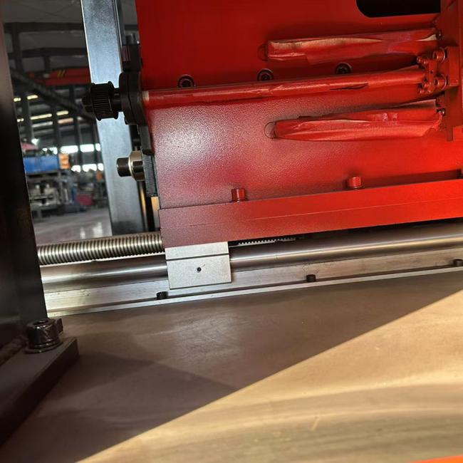Electric cable tray punching machine side view